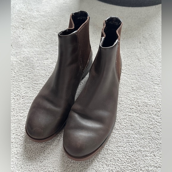 Size 39 Camper Brown Leather Chelsea Ankle Boots - Almost Brand New! - Picture 1 of 6